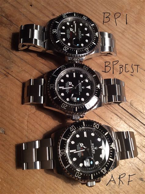 BP vs ARF 126600 Seadweller 